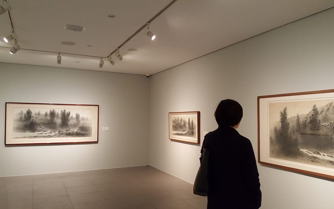 [한국화의 두 거장 이상범·변관식展]과 미술 문외한의 낯선 만남 (2-2), 그리고 박명자 관장