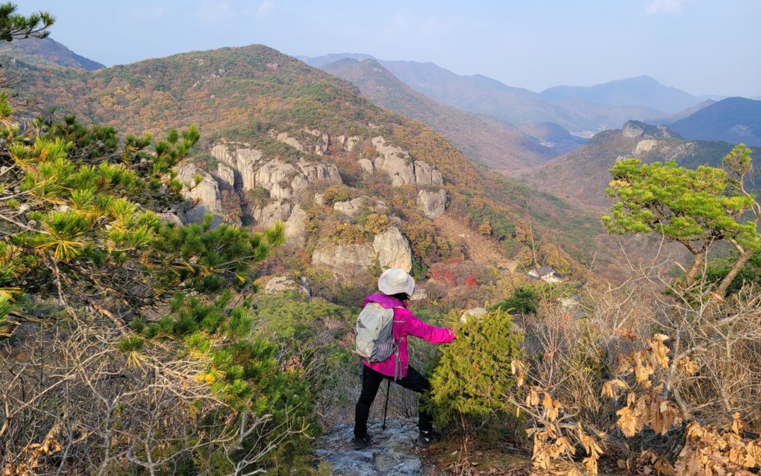[고창 선운산 ①] 도솔제쉼터~투구바위~사자바위~쥐바위~청룡산~천마봉~도솔제쉼터